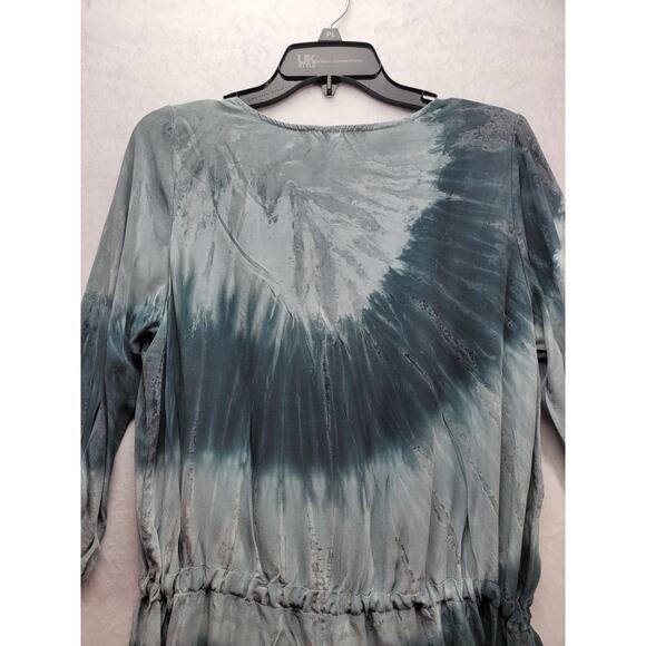 Gypsy 05 Hollywood 100% Silk Tie Dye Hi/Lo Hem Dress, Sz M NWOT - Picture 6 of 14